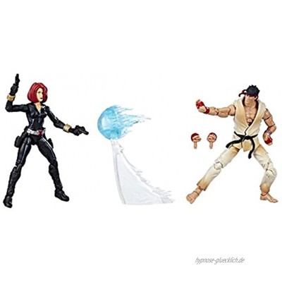 Marvel Gamerverse Marvel vs. Capcom Black Widow vs. Ryu 3 3 4-Inch Action Figure 2-Pack