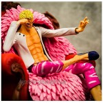 Siyushop One Piece Portrait of Pirates: One Piece GK-Statue Donquixote Doflamingo PVC-Figur Modell Sammlerstück Action-Figur for Kinder Erwachsene Und Anime-Fans High 9 Zoll