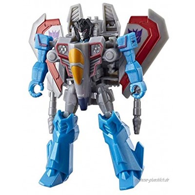 Transformers Hasbro – E1894 Cyberverse – Scout Class – Starscream – 10cm Actionfigur verwandelbar