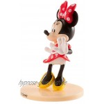 dekora 347174 Disney Minnie Mouse Tortenfigur aus PVC-9 cm Mehrfarbig