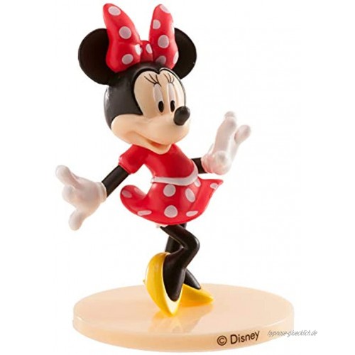 dekora 347174 Disney Minnie Mouse Tortenfigur aus PVC-9 cm Mehrfarbig