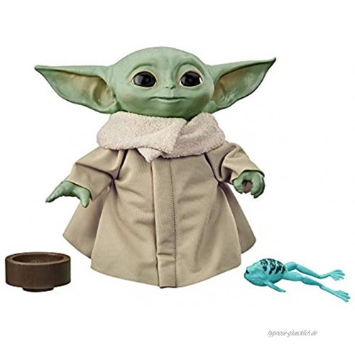 Hasbro F1115 Star Wars The Child sprechende Plüsch-Figur mit Sounds und Accessoires The Mandalorian Spielzeug Baby Yoda 19 cm Groß