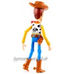 Mattel GFR27 Toy Story 4 Sprechender Woody deutschsprachig mit +15 Sätzen 17 cm Spielzeug Action Figur ab 3 Jahren Mehrfarbig