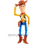 Mattel GFR27 Toy Story 4 Sprechender Woody deutschsprachig mit +15 Sätzen 17 cm Spielzeug Action Figur ab 3 Jahren Mehrfarbig