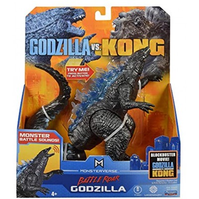 Monstrverse MNG05210 Monsterverse vs Kong 17.5cm Deluxe Figures with Sounds-Godzilla Mehrfarbig 17,78 cm 7 Zoll
