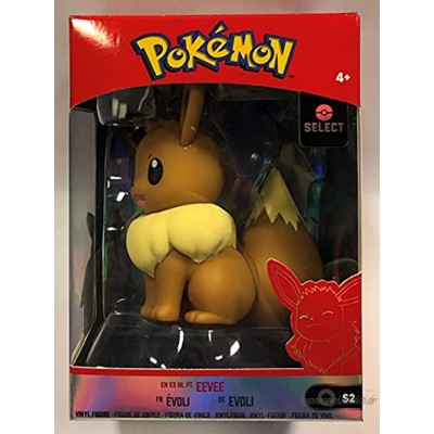 Pokémon PKW0115 BO37267 Pokémon Vinyl Kanto Figur Evoli 10cm niedlich stark und es Will gesammelt Werden! Detailreiche 10cm Figur Sieht aus als wäre sie direkt aus der Pokémon Serie gesprungen