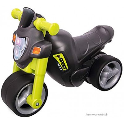 BIG-Sport-Bike Green Kinder-Laufrad Räder aus Premium-Softmaterial realistischer Motorradsound elektronisch bis 25 kg belastbar für Kinder ab 1,5 Jahr