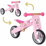 BIKESTAR Mini Kinder Laufrad Holz Lauflernrad mit DREI Rädern für Jungen und Mädchen ab 1 – 1,5 Jahre | 2 in 1 Kinderlaufrad | Risikofrei Testen