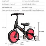 Fascol 3 in 1 Laufräder Laufrad für Kinder Kinderdreirad Multi Dreirad für Kinder ab 2 Jahre bis 6 Jahren
