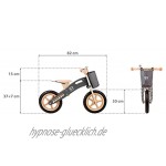 kk Kinderkraft Laufrad RUNNER Lernlaufrad Kinderlaufrad aus Holz Lauflernrad für Kinder Kinderrad Nature