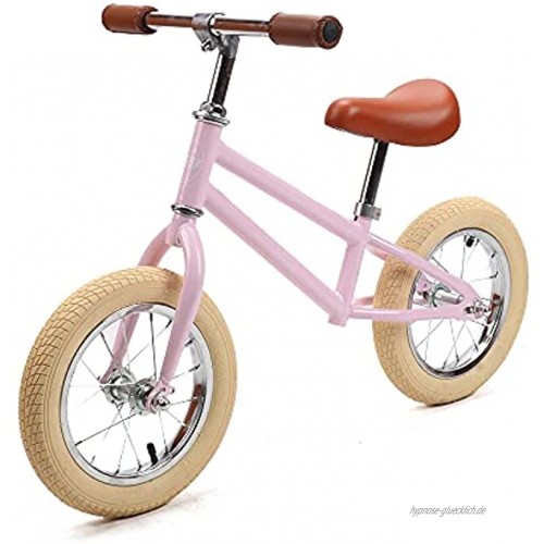 Sjoef Laufrad Retro |Kinderlaufrad Lauflernrad Kinderrad für Jungen und Mädchen ab 3 Jahren | 12 Zoll Räder | Verstellbarer Sattel 43-48cm