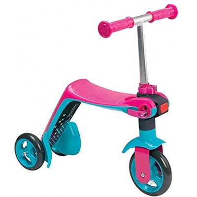 Smoby 7600750603 Switch 2-in-1 Laufrad und Roller Rosa