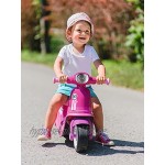 BIG 800056376 Classic-Scooter Girlie Kinderfahrzeug rosa