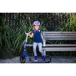 Micro Cruiser Scooter zum cruisen Kinderscooter ab 5 Jahren Farbe blau