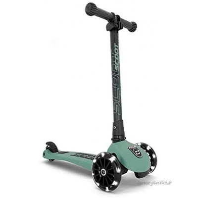 Scoot&Ride 96345 Highwaykick 3 LED Scooter Forest