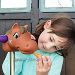 Scootaheadz Pony: Kinder Scooter Zubehör Scooter Pony Kopf | Braun | Passt An Gängige 2 Und 3 Rädrige Roller für Kinder