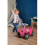 BIG-Bobby-Car-Classic Candy Kinderfahrzeug mit Aufklebern in Candy Design für Jungen und Mädchen belastbar bis zu 50 kg Rutschfahrzeug für Kinder ab 1 Jahr