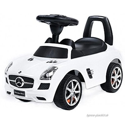 BSD Rutschauto Rutscher Mercedes-Benz Kinder Auto Baby Car mit Sound Weiss