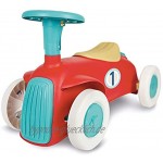 Clementoni 17308 Mein erstes Rutschfahrzeug Play for Future aus 100% recyceltem Kunststoff Retro Lern-Auto für Kinder von 12 bis 36 Monaten
