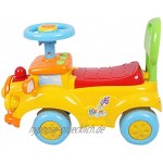 Eco Toys Billy der Zug Rutscher Rutschauto ab 1 Jahr Lauflernauto gelb 556