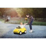 ROLLPLAY Push Car mit ausziehbarer Fußstütze Für Kinder ab 1 Jahr Bis max. 20 kg VW Beetle Gelb