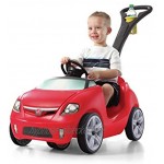 Step2 Easy Steer Sportster Kinderauto Rutscher in Rot | Spielzeug Auto mit faltbarer Schiebestange | Kinderfahrzeug Rutscherauto ab 2 Jahre