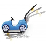 Step2 Whisper Ride Kinderauto Rutscher in Blau | Spielzeug Auto mit Schiebestange | Kinderfahrzeug Rutscherauto ab 1.5 Jahre