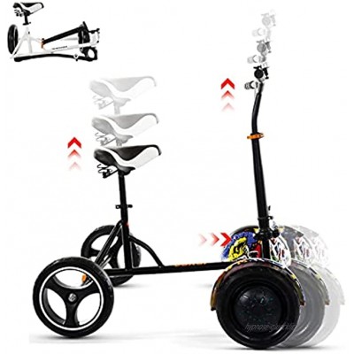 CCCYT Verstellbarer Hoverboard-Sitzaufsatz Go-Kart-Zubehör Kart-Rahmen Passend Für Kart Kinder Ab 3 Jahren Maximale Belastung 80 kg
