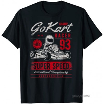 Gokart Super Speed Design Für Rennfahrer & Karting Fans T-Shirt