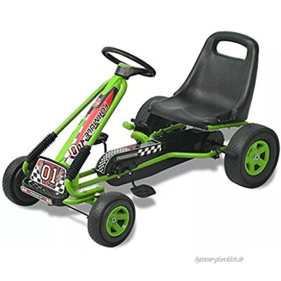 HUANGDANSP Pedal Go-Kart mit verstellbarem Sitz GrünSpielzeuge Spiele Spielzeuge Kinderfahrzeuge Lauflernwagen Rutsch- Tretfahrzeuge