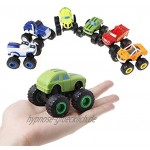 MYBOON 6Pieces Blaze Fahrzeuge Racer Cars Trucks Geschenke für Kinder Spielzeug Spielzeug Maschinen Blaze Fahrzeuge Racer Cars